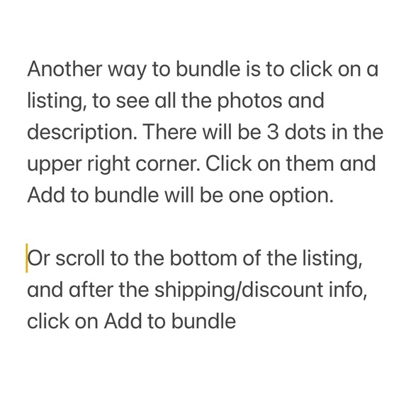 Bundle & save How to bundle details here. - Picture 3 of 3